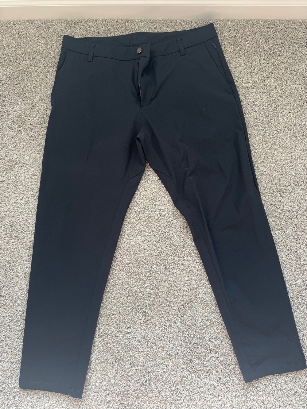 lululemon athletica Men's Black Slim Chinos